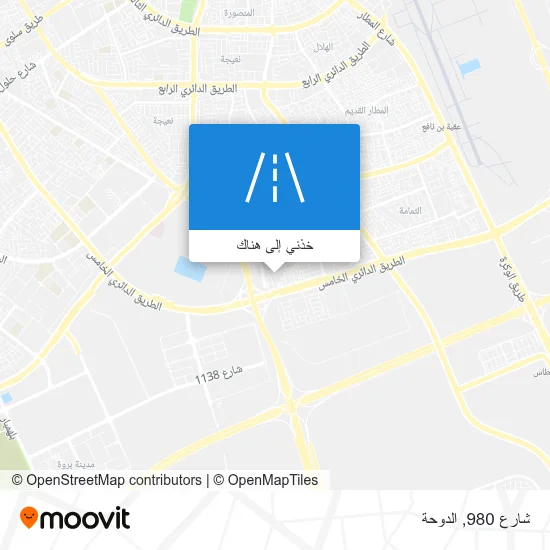 خريطة شارع 980