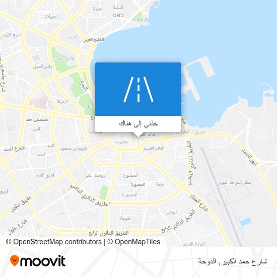خريطة شارع حمد الكبير