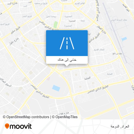 خريطة العراد