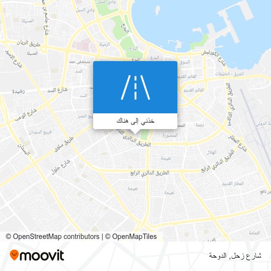 خريطة شارع زحل