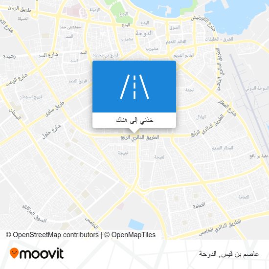 خريطة عاصم بن قيس