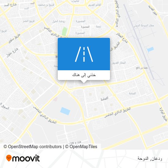 خريطة ودعان