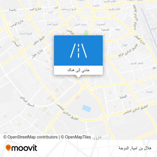 خريطة هلال بن امية