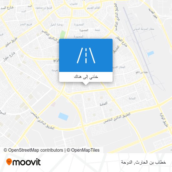 خريطة خطاب بن الحارث