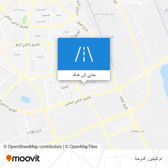 خريطة ام ثنيتين