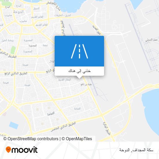 خريطة سكة المجداف