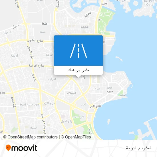 خريطة المشرب