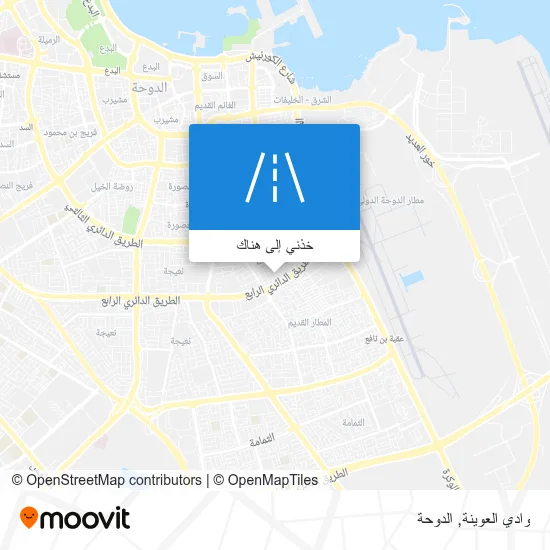 خريطة وادي العوينة