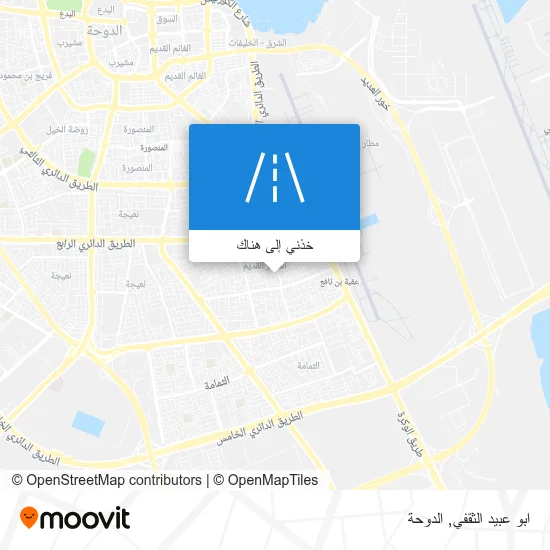 خريطة ابو عبيد الثقفي
