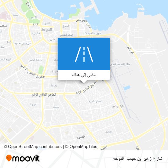 خريطة شارع زهير بن حباب
