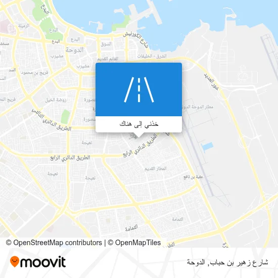 خريطة شارع زهير بن حباب