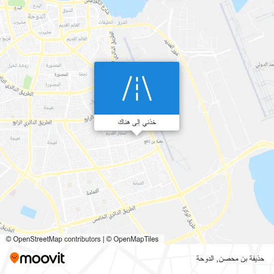 خريطة حذيفة بن محصن