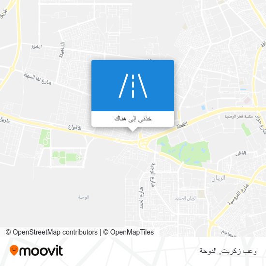 خريطة وعب زكريت