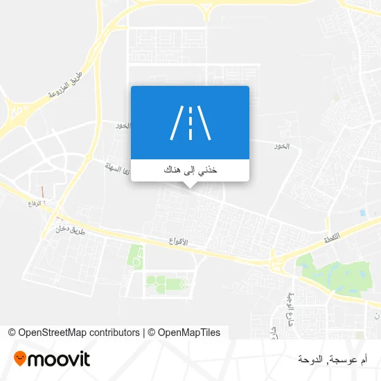 خريطة أم عوسجة