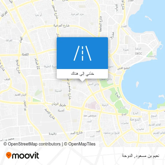 خريطة نعيم بن مسعود