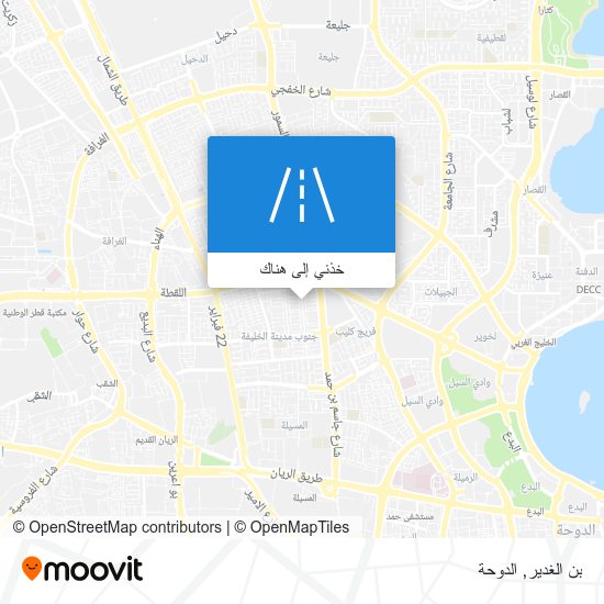 خريطة بن الغدير
