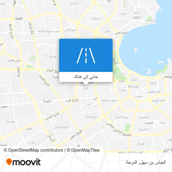 خريطة العباس بن سهل