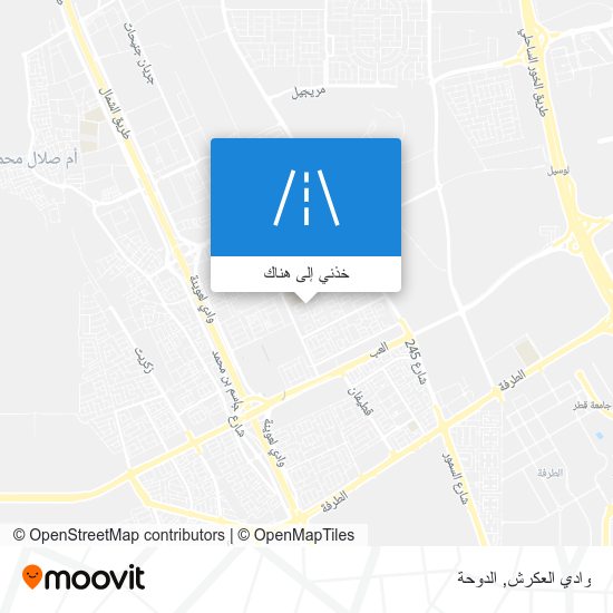 خريطة وادي العكرش