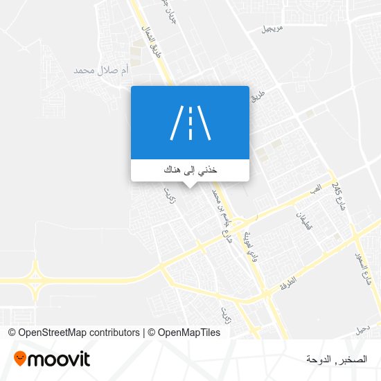 خريطة الصخبر