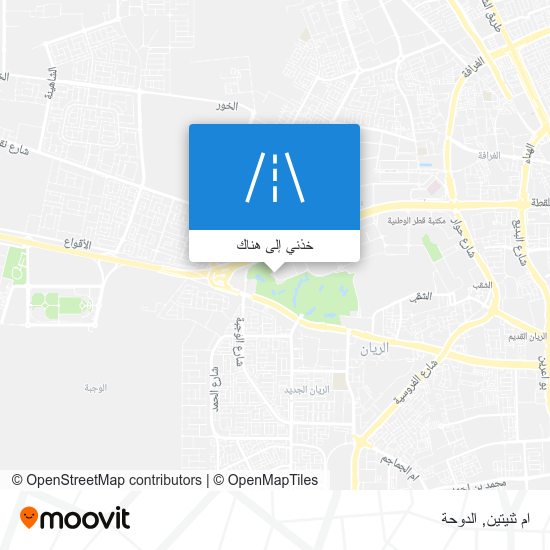 خريطة ام ثنيتين