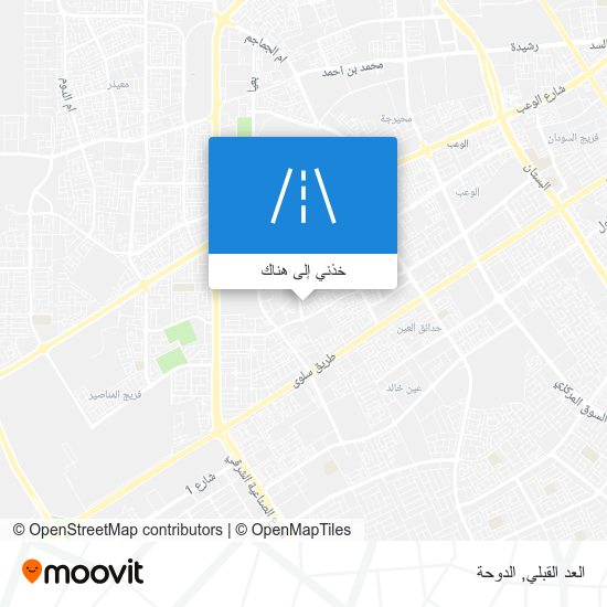 خريطة العد القبلي