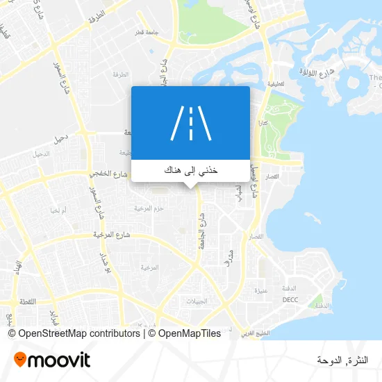 خريطة النثرة