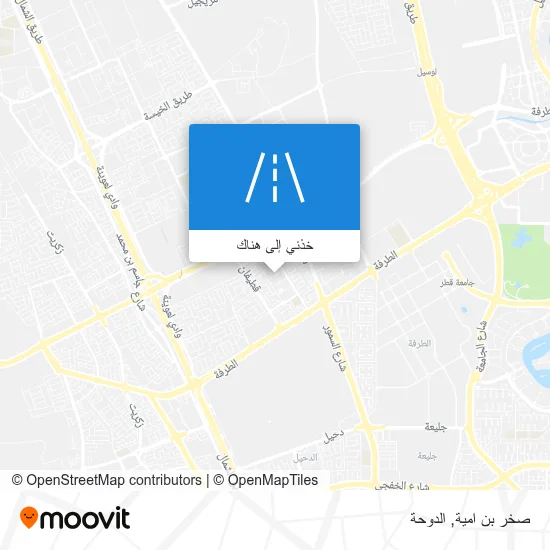 خريطة صخر بن امية