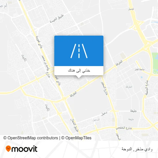 خريطة وادي مذخر