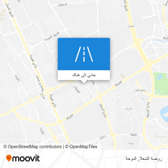 خريطة روضة الشعلا
