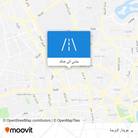 خريطة بو عوينة