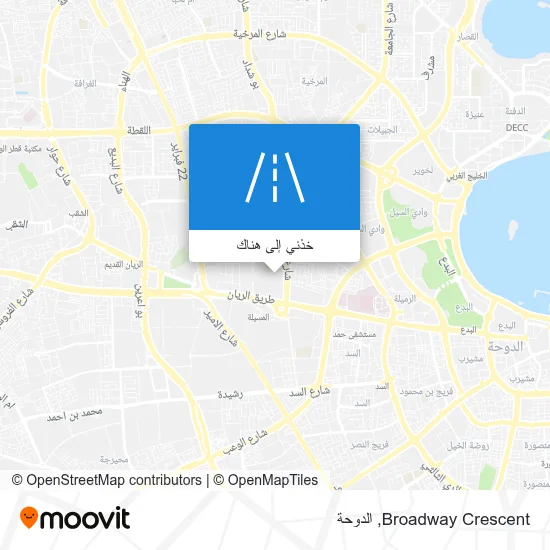 خريطة Broadway Crescent