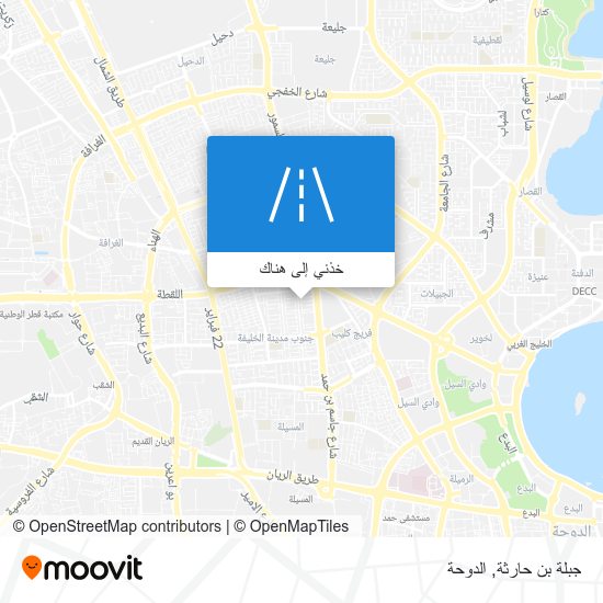 خريطة جبلة بن حارثة