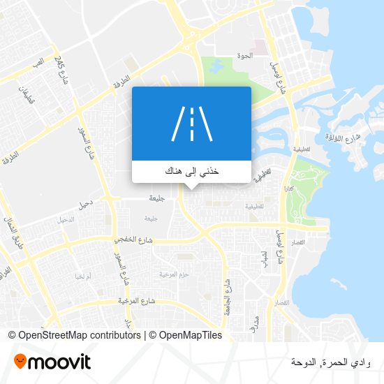 خريطة وادي الحمرة