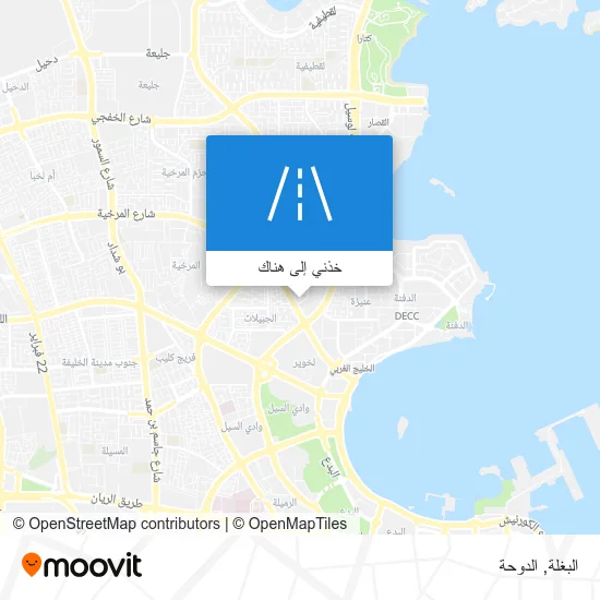 خريطة البغلة