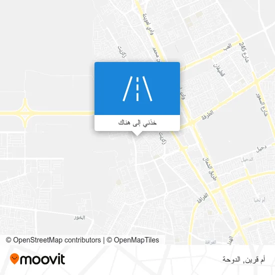 خريطة أم قرين