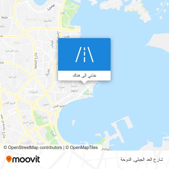 خريطة شارع العد الجبلي