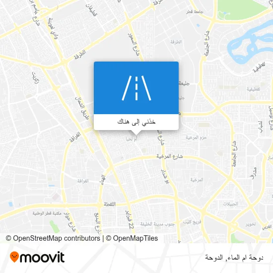 خريطة دوحة ام الماء