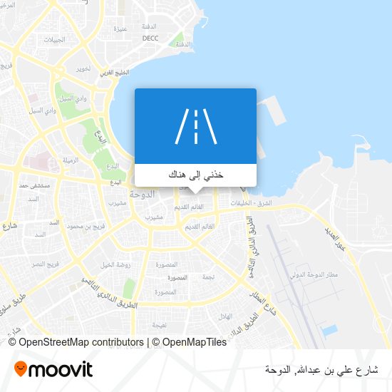 خريطة شارع علي بن عبدالله