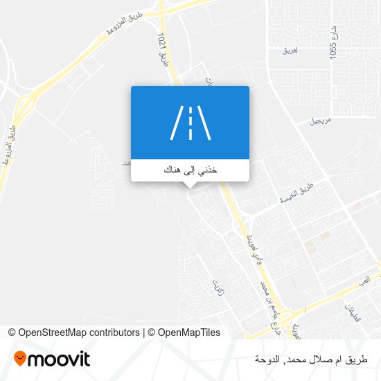 خريطة طريق ام صلال محمد
