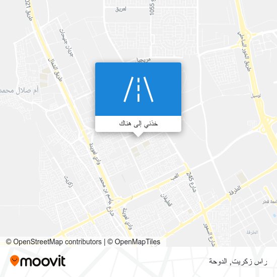 خريطة راس زكريت