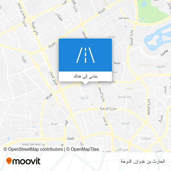 خريطة الحارث بن عدوان