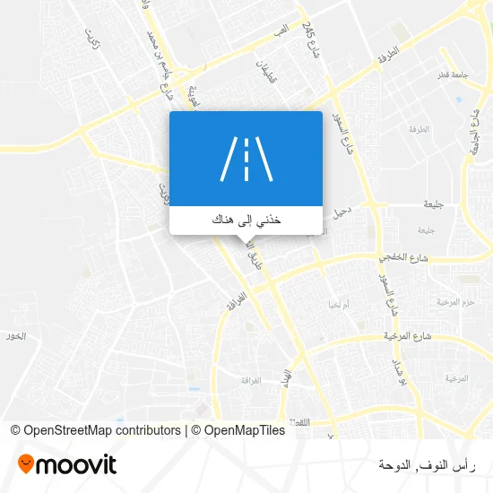 خريطة رأس النوف