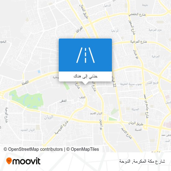 خريطة شارع مكة المكرمة