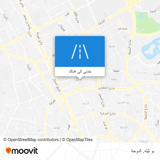 خريطة بو ثيله