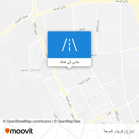 خريطة شارع زكريت