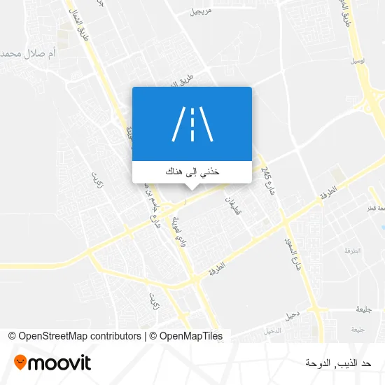 خريطة حد الذيب