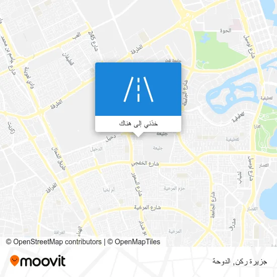 خريطة جزيرة ركن