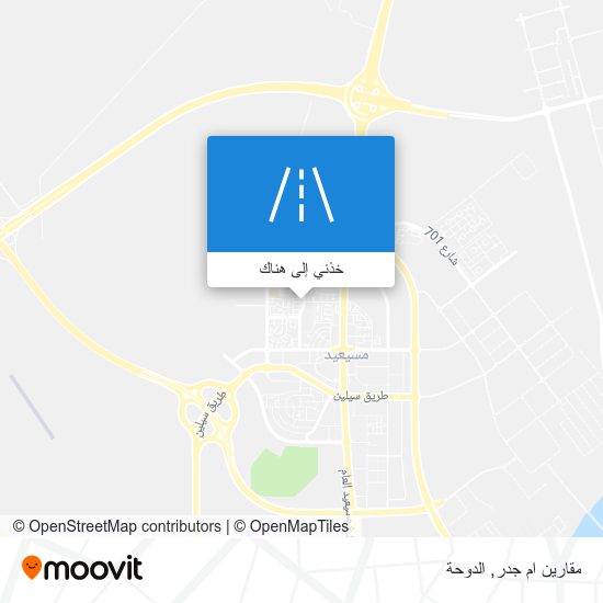 خريطة مقارين ام جدر