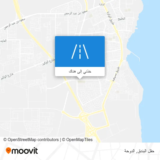 خريطة حقل البندق