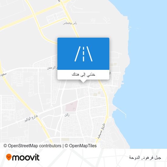 خريطة جبل فرهود